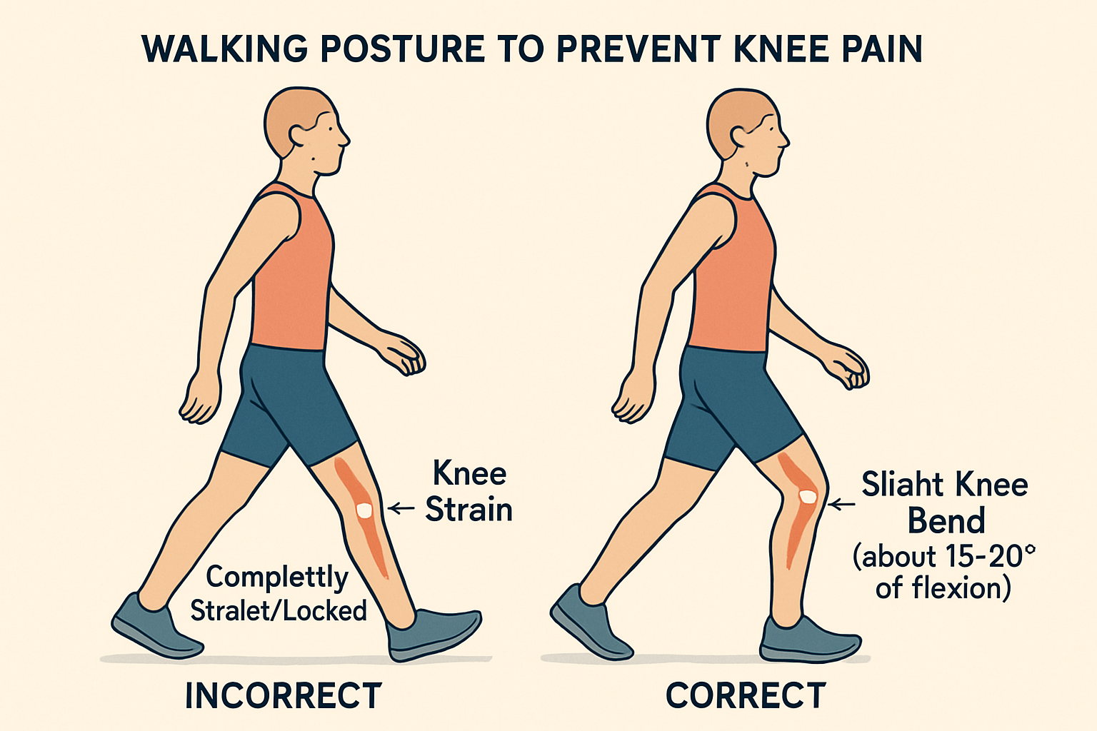Proper Walking Posture: How to Prevent Knee Pain
